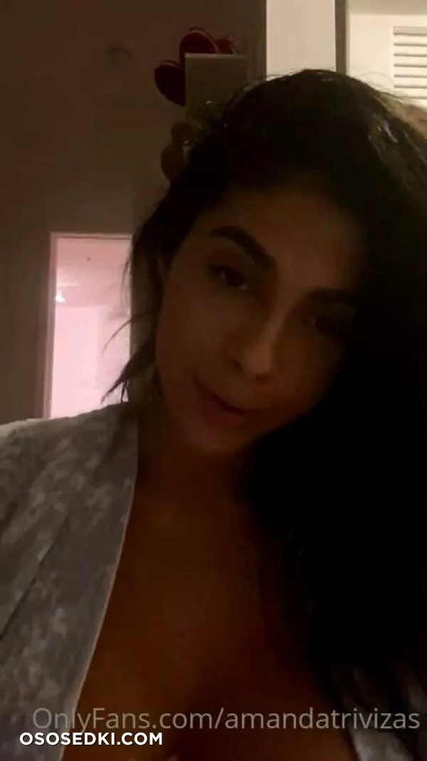 Amanda Trivizas Nude Robe Strip - 1