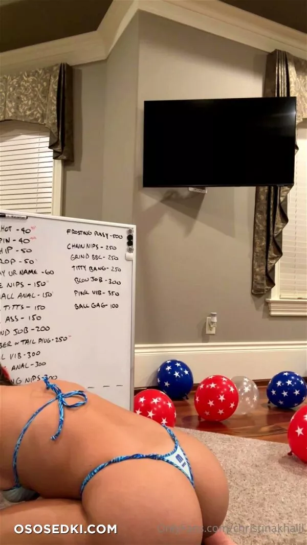 Christina Khalil Nude Birthday - 2