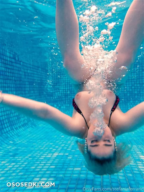 Stefania Ferrario Nude Underwater Pool - 2