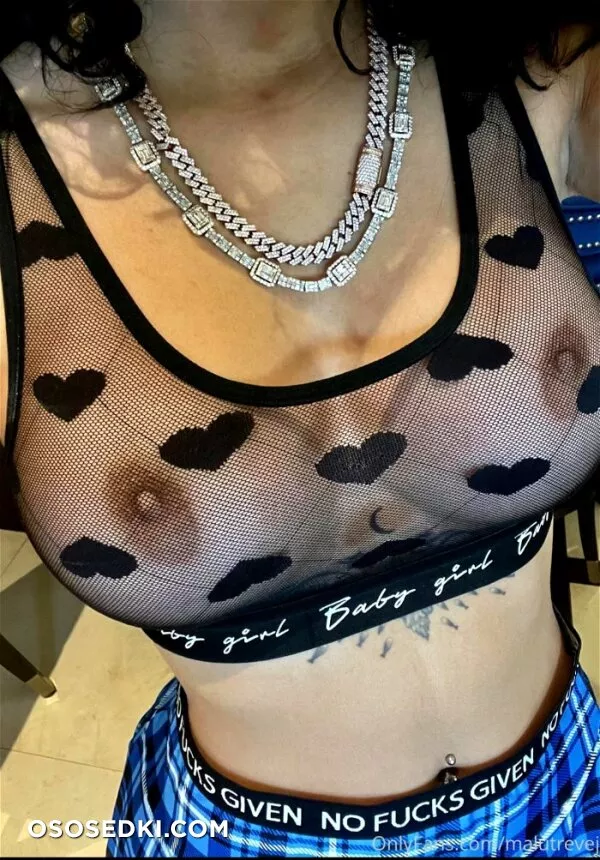 Malu Trevejo Nude See Through Boobs - 1