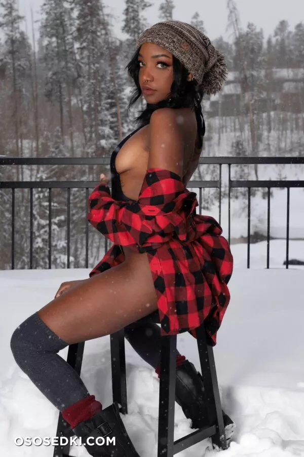 KayyyBear Nude Slingkini Nipple Slip - 1