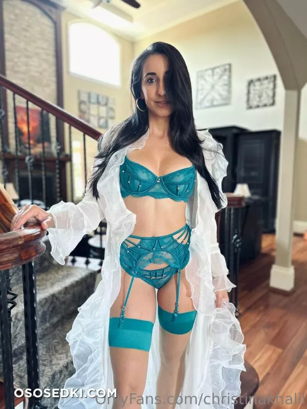 Christina Khalil Sexy Teal Lingerie Stockings - 3