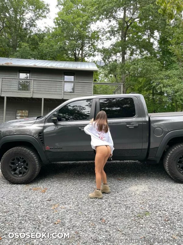 Natalie Roush Sexy Ass Thong Truck - 1