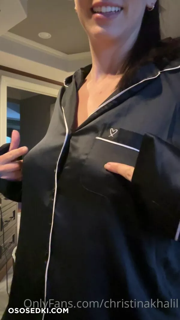 Christina Khalil Getting Ready For Bed - 2