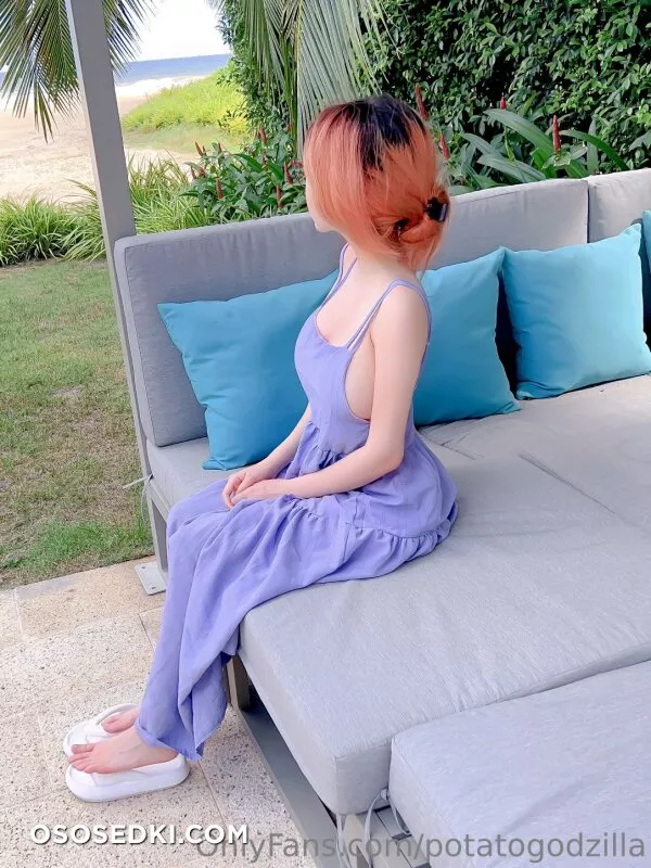 Potato Godzilla - Purple Dress - 2