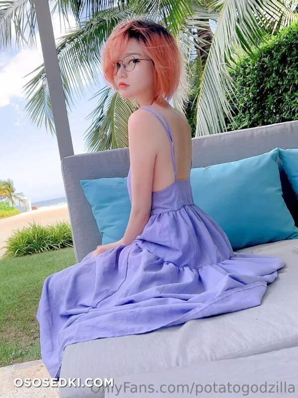 Potato Godzilla - Purple Dress - 4