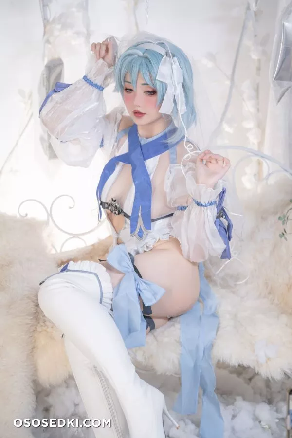 爆机少女喵小吉 Nekokoyoshi &amp;amp;云烧 - 原神花嫁：优菈&amp;amp;甘雨 Eula &amp;amp; Ganyu (Genshin Impact) - 4