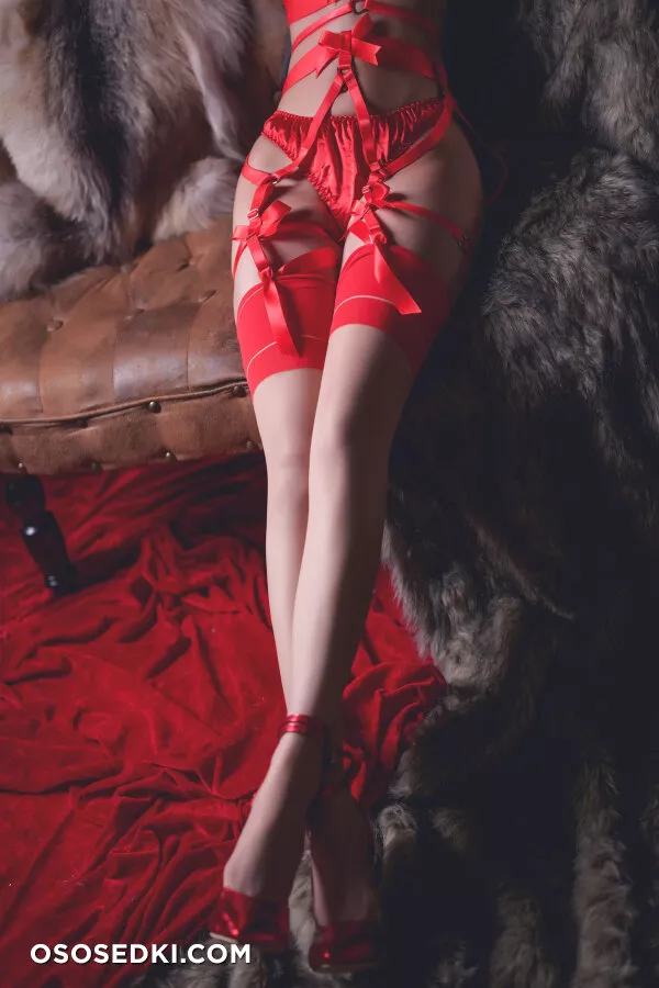 鬼畜瑶在不在 Cosplay 红色束缚 - 5