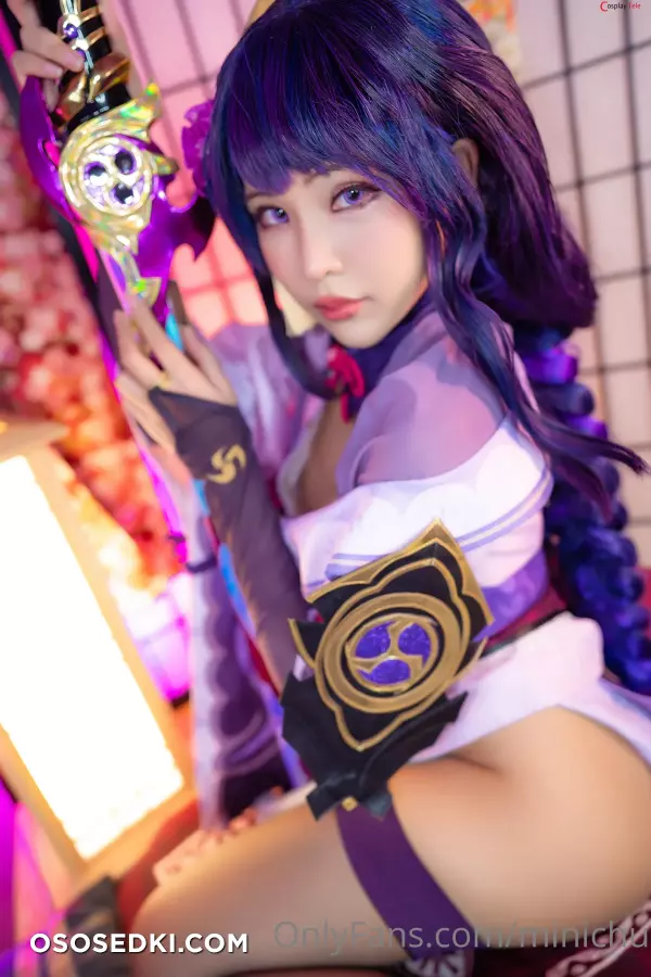 Minichu cosplay Raiden Shogun - Genshin Impact - 1