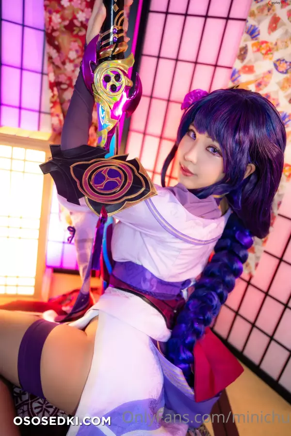 Minichu cosplay Raiden Shogun - Genshin Impact - 5