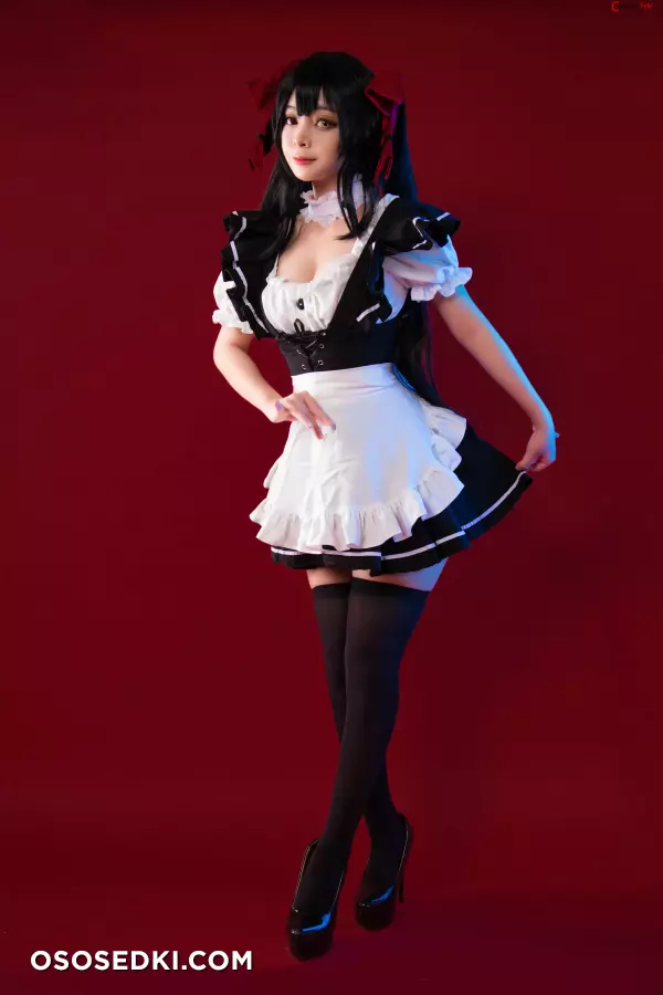 Umeko J cosplay Kurumi Tokisaki Maid - Date A Live - 1