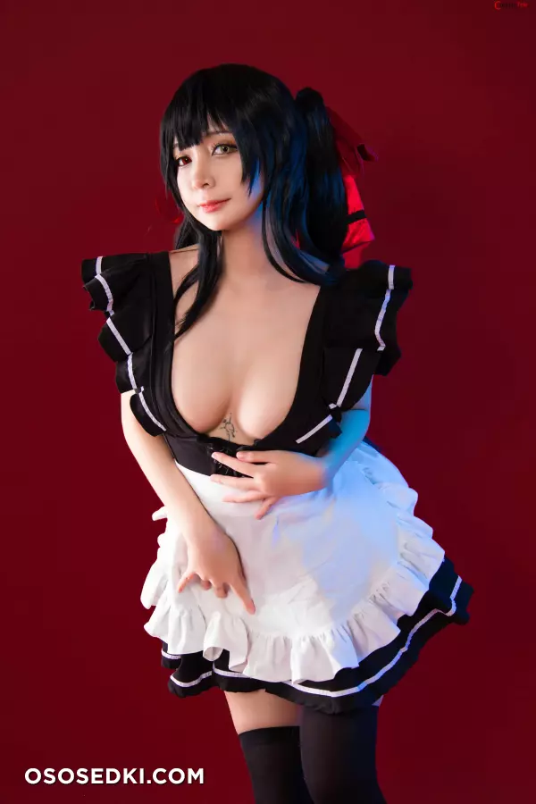 Umeko J cosplay Kurumi Tokisaki Maid - Date A Live - 4