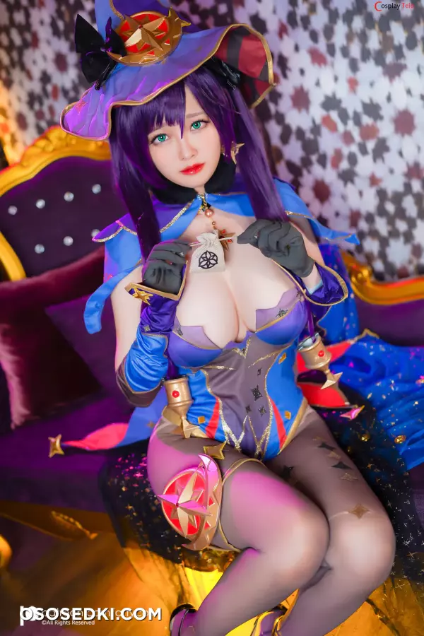 Arty Huang (Arty亚缇) cosplay Mona - Genshin Impact - 2
