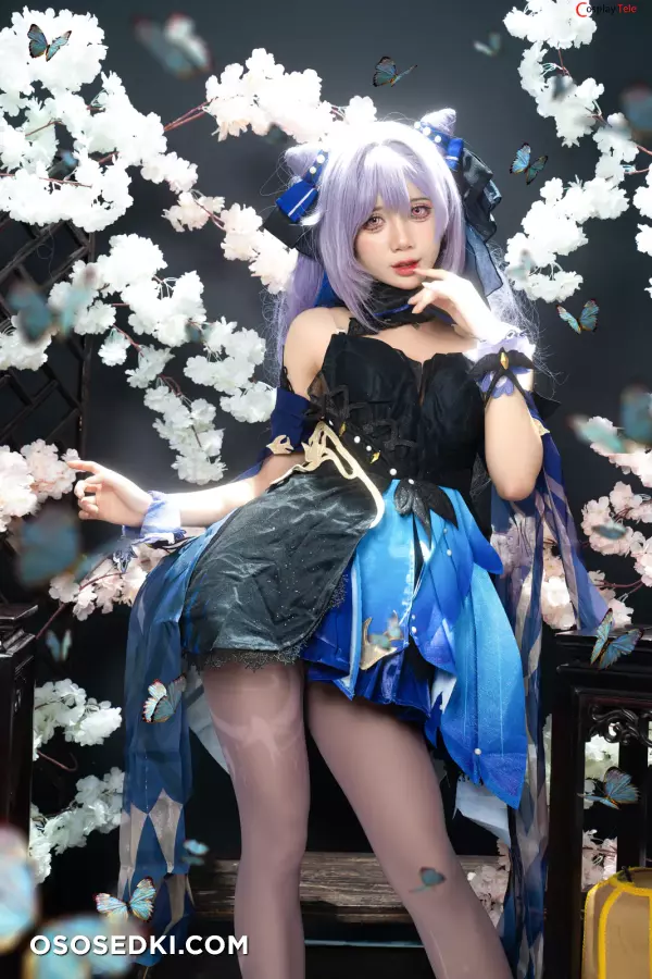 PoppaChan cosplay Keqing - Genshin Impact - 4