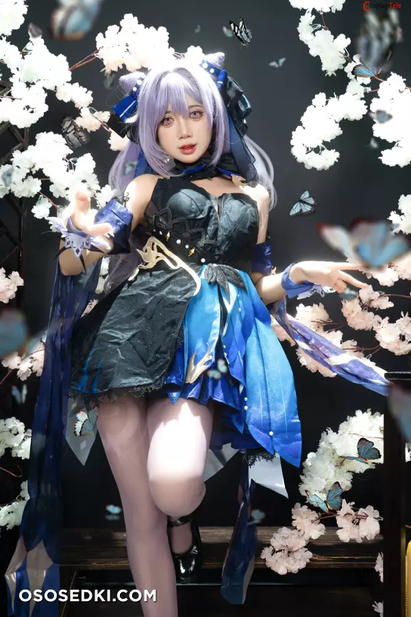 PoppaChan cosplay Keqing - Genshin Impact - 5