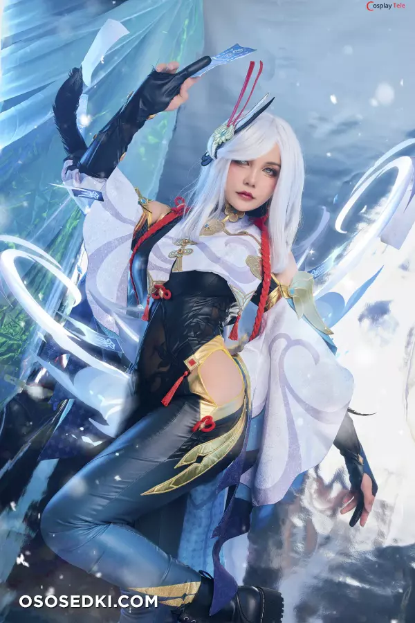 Joyce (Joyce Lin2x) cosplay Shenhe - Genshin Impact - 5