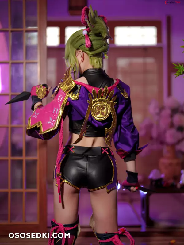 Joyce (Joyce Lin2x) cosplay Kuki Shinobu - Genshin Impact - 1