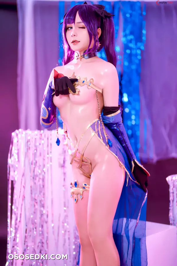 Joyce (Joyce Lin2x) cosplay Mona - Genshin Impact - 5