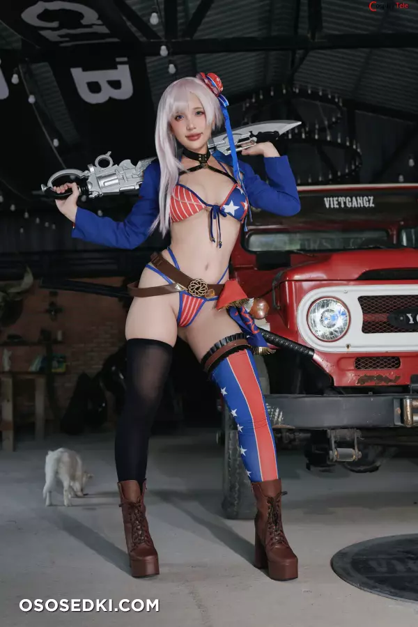 Puypuy プィプィ (Puypuychan) cosplay Miyamoto Musashi Berserker - Fate/Grand Order - 1