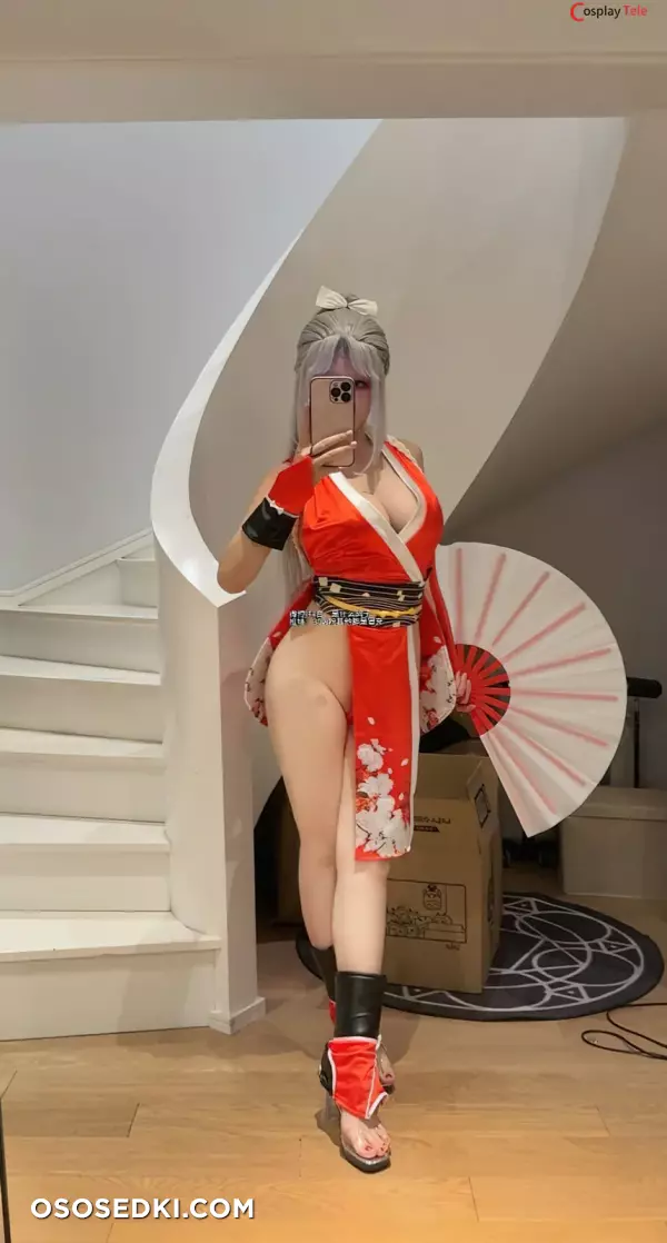 九言 (Jiu Yan) cosplay Mai Shiranui - Naraka Bladepoint - 5