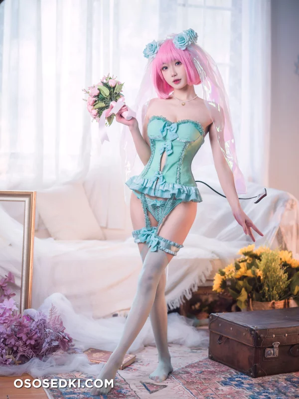 阿包也是兔娘 -王女梦梦 婚纱内衣 - 4