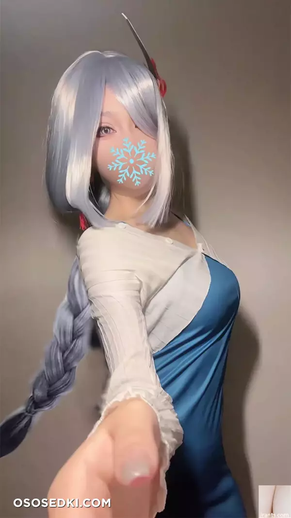 [网路收集] 福利少女Quan冉有点饿《申鹤同人礼服 》 - 5