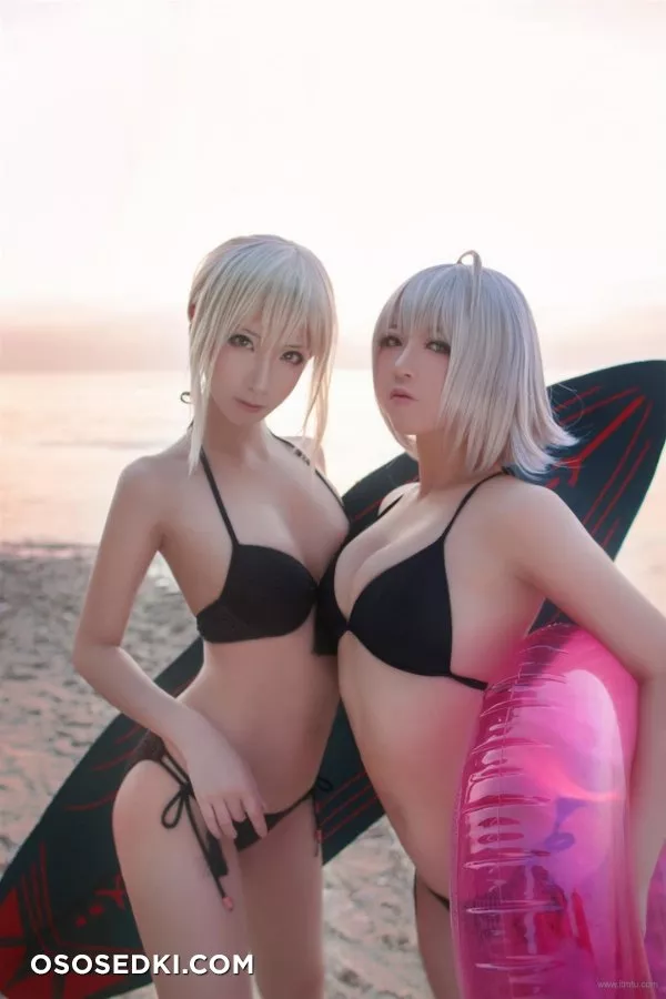 半半子&amp;amp;索索 海边泳装 - 2