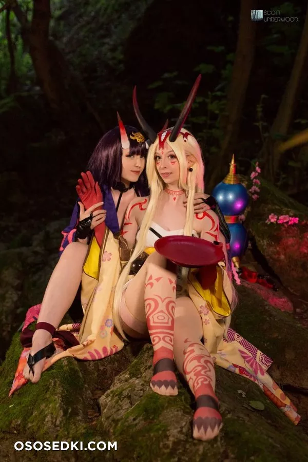 AmamiMisa &amp; Onbluesnow - Cosplay Ibaraki &amp; Shuten - 5