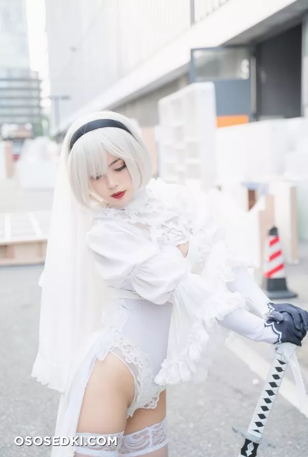 [niyeye] 白烨烨 2B写真集Vol.36 丝袜ver (ニーア オートマタ) - 2