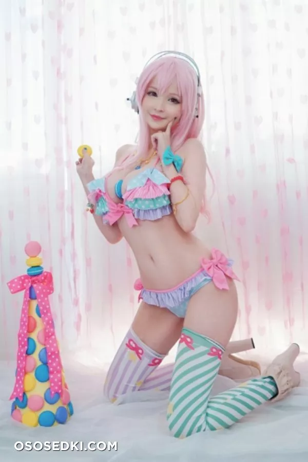 Super Sonico macaron cosplay by Hidori Rose - 1