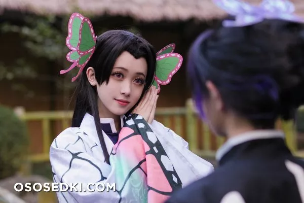 島田小熊-鬼滅之刃蝴蝶忍COS蝴蝶香奈 - 2