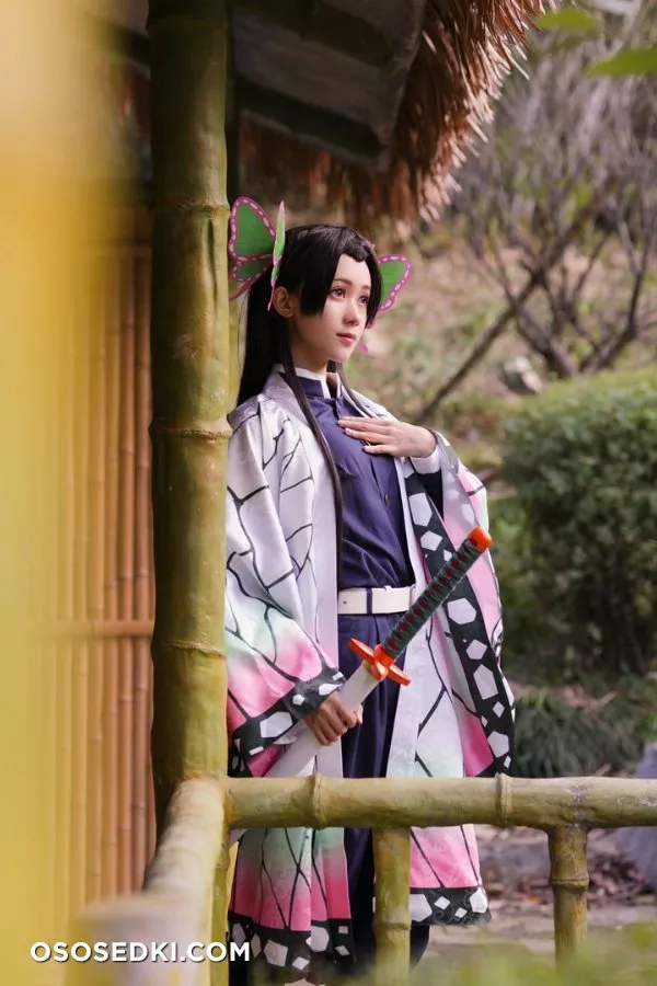 島田小熊-鬼滅之刃蝴蝶忍COS蝴蝶香奈 - 5