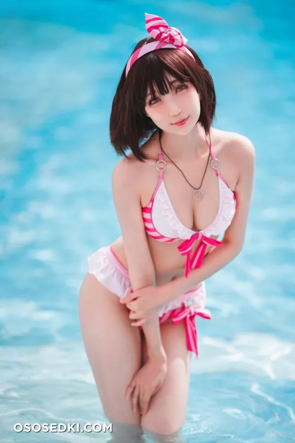 周叽是可爱兔兔 Kato Megumi Bikini - 1