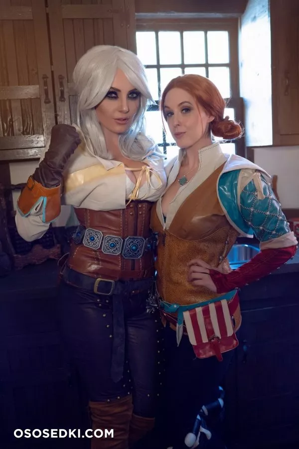 Meg Turney &amp; Jessica Nigri. Cirilla &amp; Triss Merigold. Witcher - 3