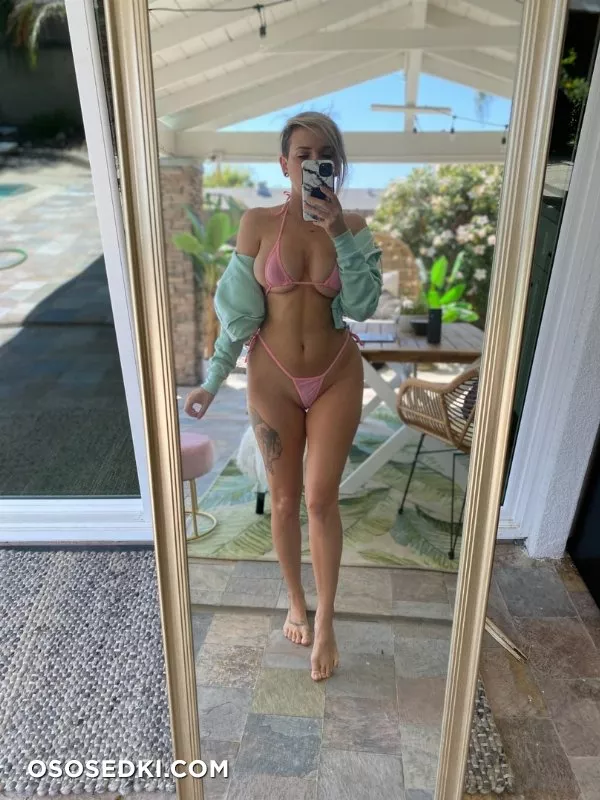 Darshelle Stevens. Zipka Hoodie. Pink Bikini - 5