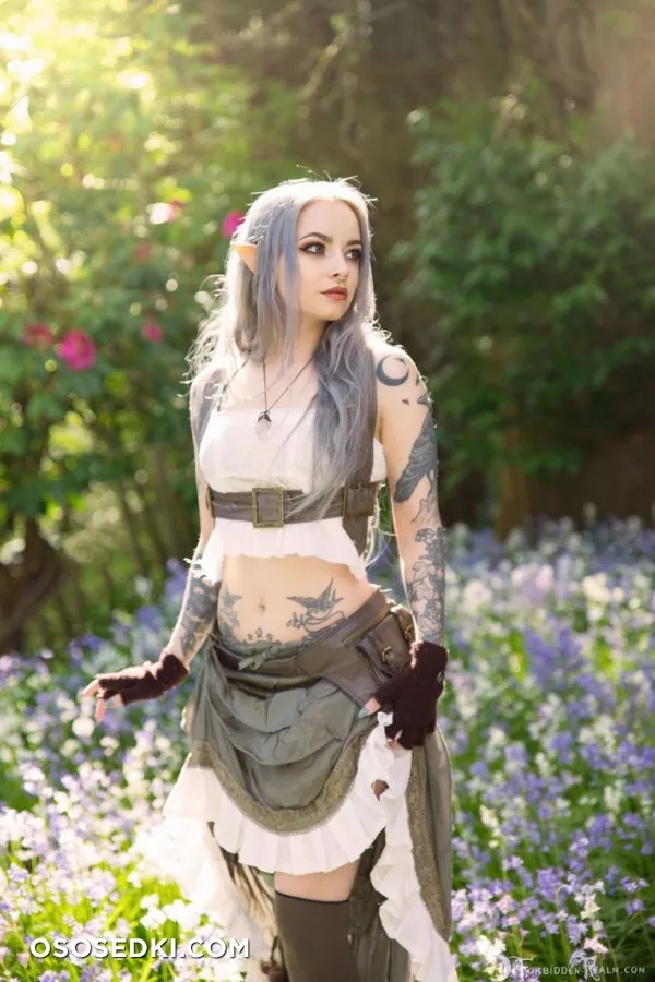 Genevieve (Forbidden Realm) Hyacinth erotic cosplay set - 5