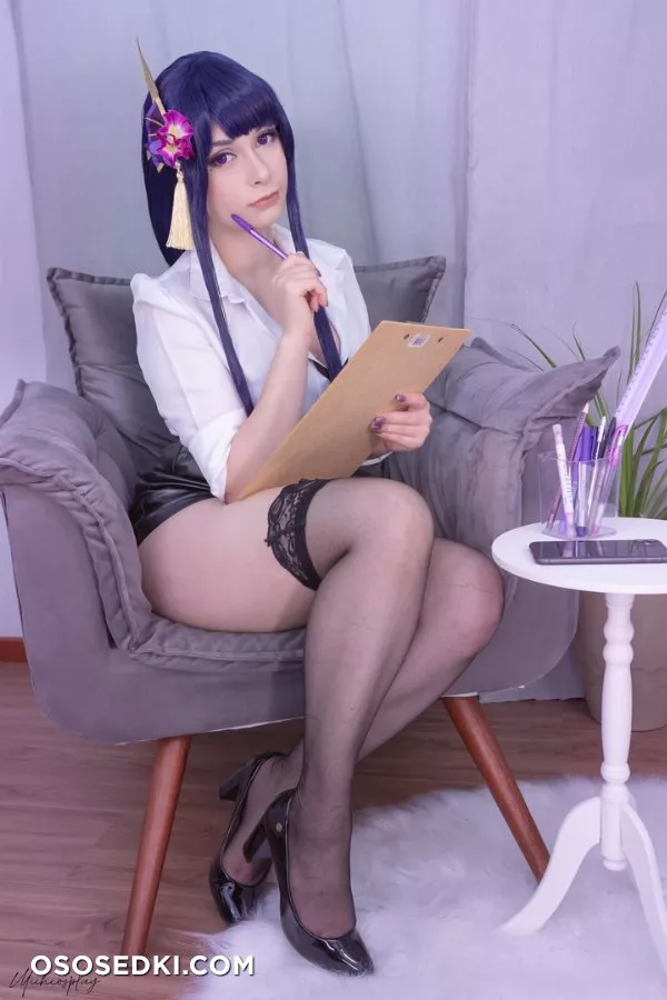 Raiden Shogun Office Lady (Genshin Impact) - Miih Cosplay - 3