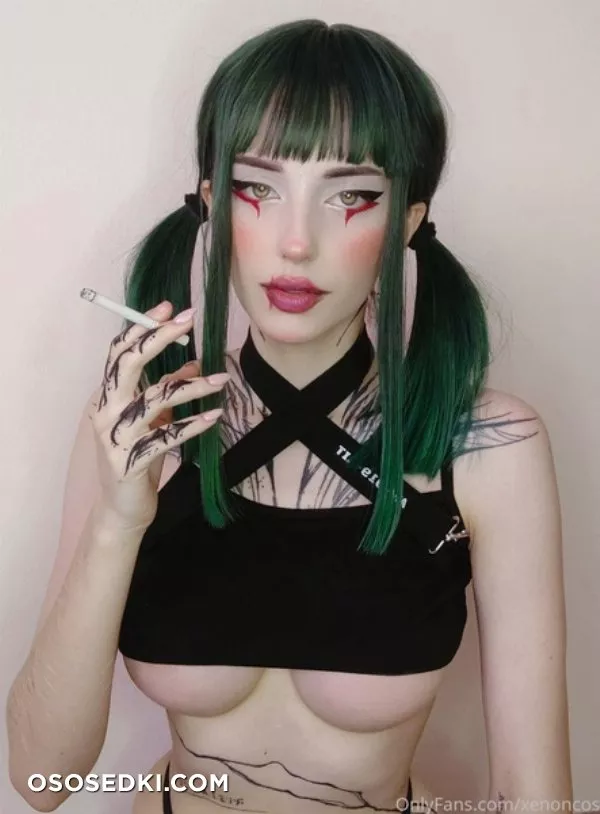 Alin Ma Nudes - xenoncos Big Boobs &amp; Hot Ass Photos in Sexy Green Wig Onlyfans Cosplay - 4