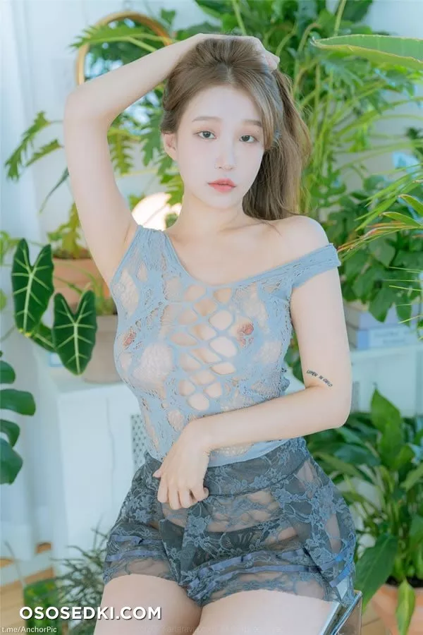 清新女孩Leesnoww缕空蕾丝短裙无圣光图集 - 1