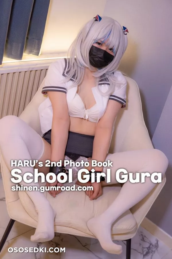 [Haru] Gawr Gura School Girl {2022-05-20 - 22P} - 1