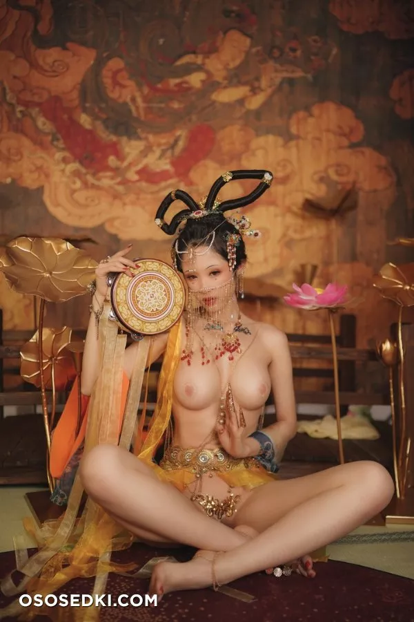 稀有貴圈極品Cospaly推特女神▌钛合金TiTi ▌畫中仙 古色仙香酥乳玉體 神秘地帶欲血噴張55P1V - 2