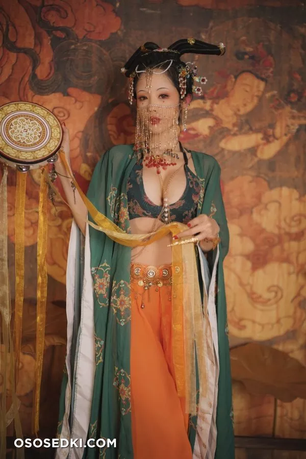 稀有貴圈極品Cospaly推特女神▌钛合金TiTi ▌畫中仙 古色仙香酥乳玉體 神秘地帶欲血噴張55P1V - 5