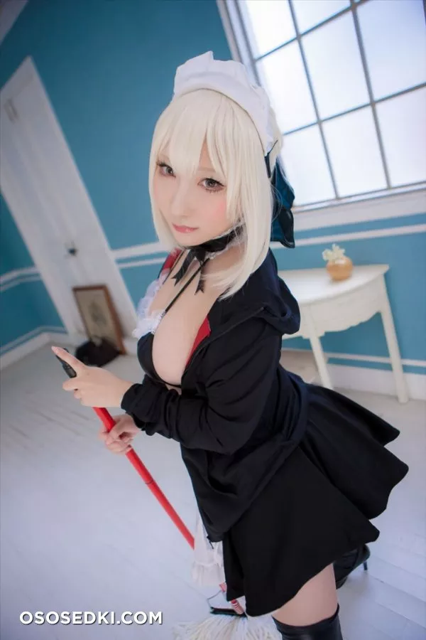 Saku | Fate | Saber maid - 1