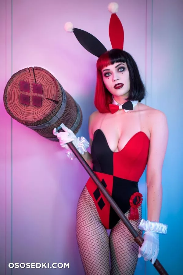 Nichameleon - Playboy Bunny Harley patreon cosplay set - 2