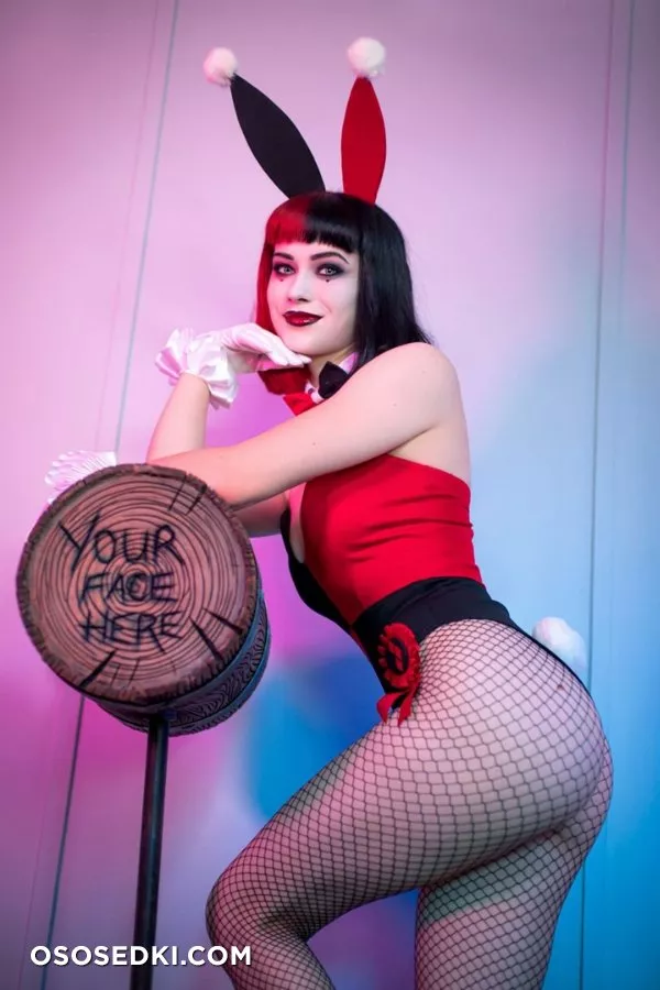 Nichameleon - Playboy Bunny Harley patreon cosplay set - 3