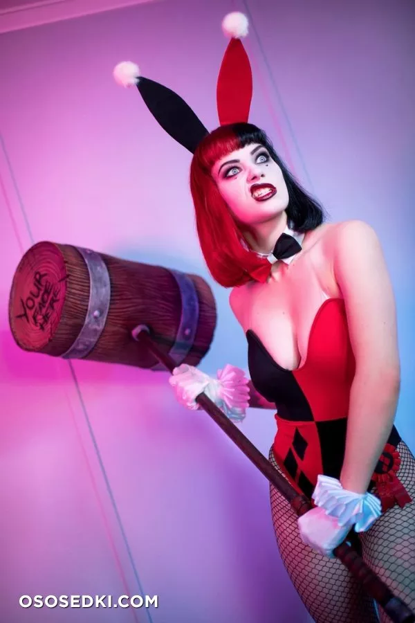 Nichameleon - Playboy Bunny Harley patreon cosplay set - 5