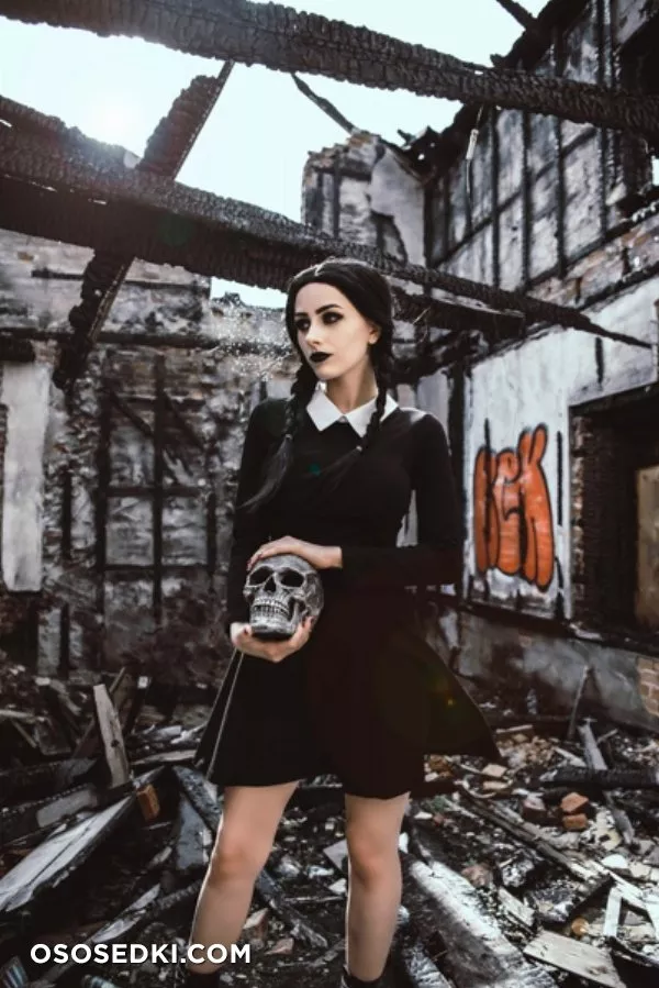 Rolyatistaylor Wednesday Addams cosplay patreon set - 1
