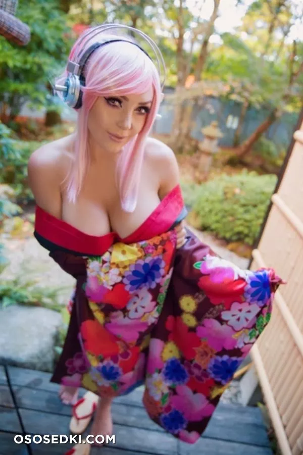Jessica Nigri kimono super sonico cosplay set - 1