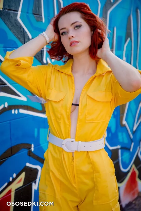 Nichameleon - April O'Neil (TMNT) lingerie patreon cosplay set - 1
