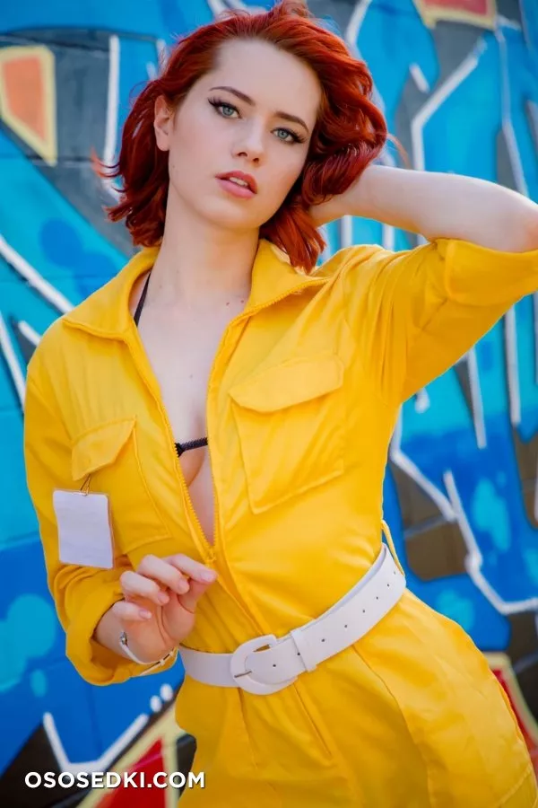 Nichameleon - April O'Neil (TMNT) lingerie patreon cosplay set - 4